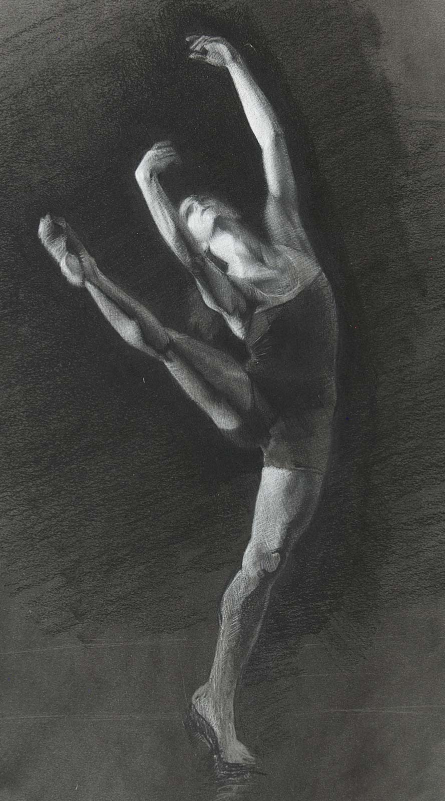 Faith Charcoal Drawing by Marie Frances