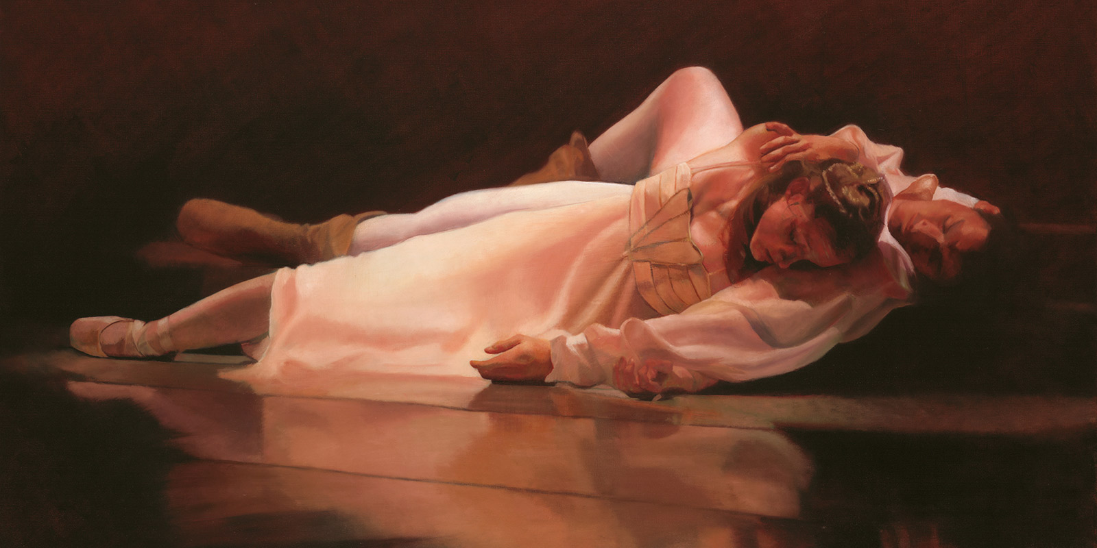 Romeo & Juliet Epilogue Oil Painting by Marie Frances