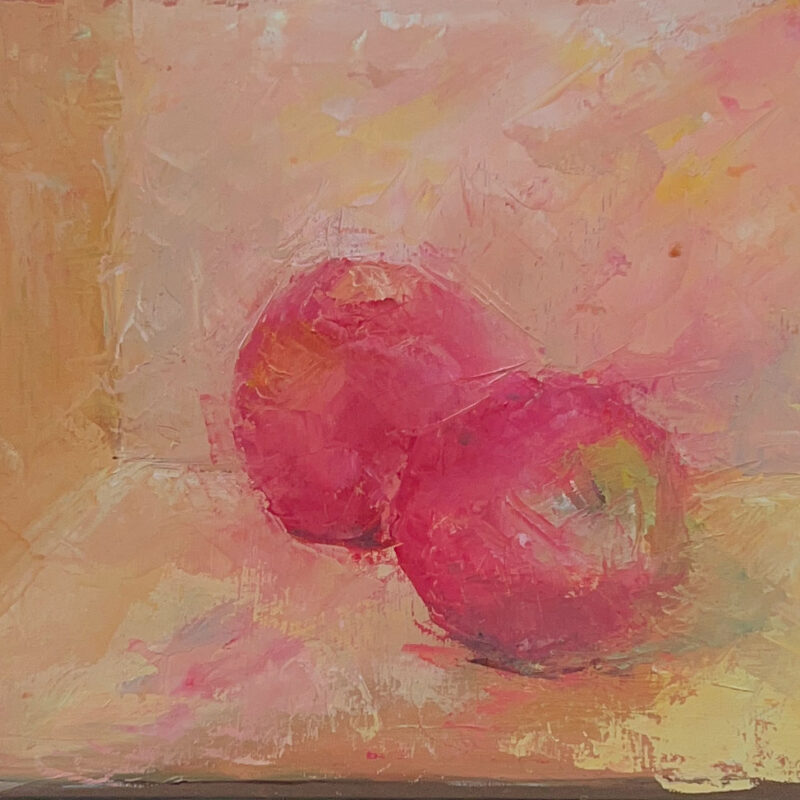 Daily Painting - Apples by Marie Frances
