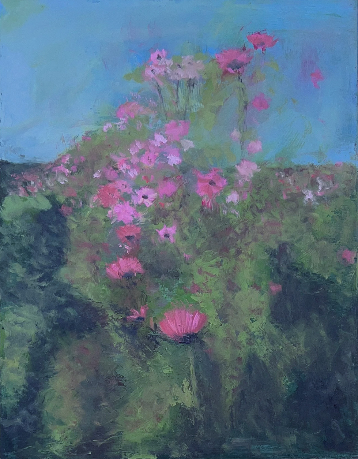 Wildflower Painting - Field of Wildflowers by Marie Frances