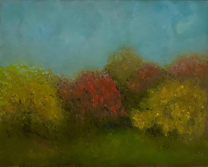 Landscape Painting - Autumn in Mt. Lookout by Marie Frances