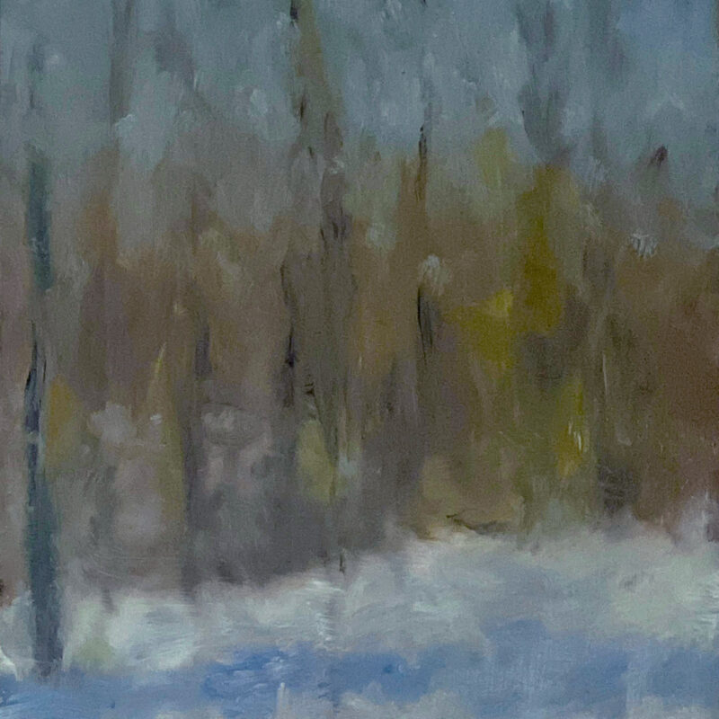Original Landscape Painting - Whispers of Winter at Krippendorf by Marie Frances Fine Art