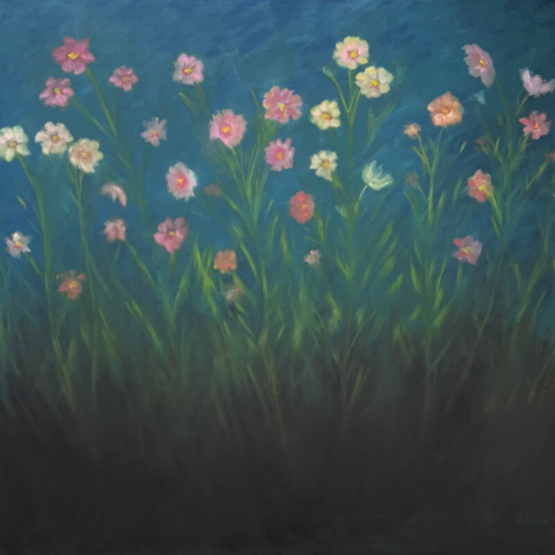 Wildflower Painting - Brilliant Cosmos by Marie Frances Fine Art