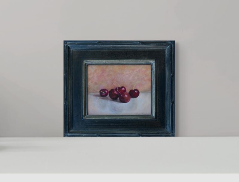 Original Painting - Cherries by Marie Frances Fine Art