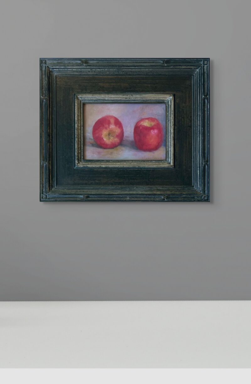 Original Painting - Apples by Marie Frances Fine Art