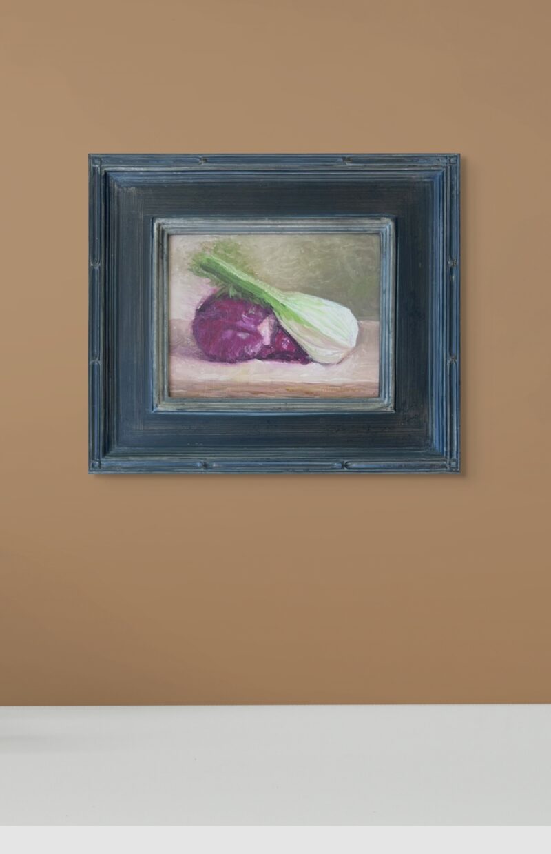 Oil Paintings - Red Cabbage and Fennel by Marie Frances