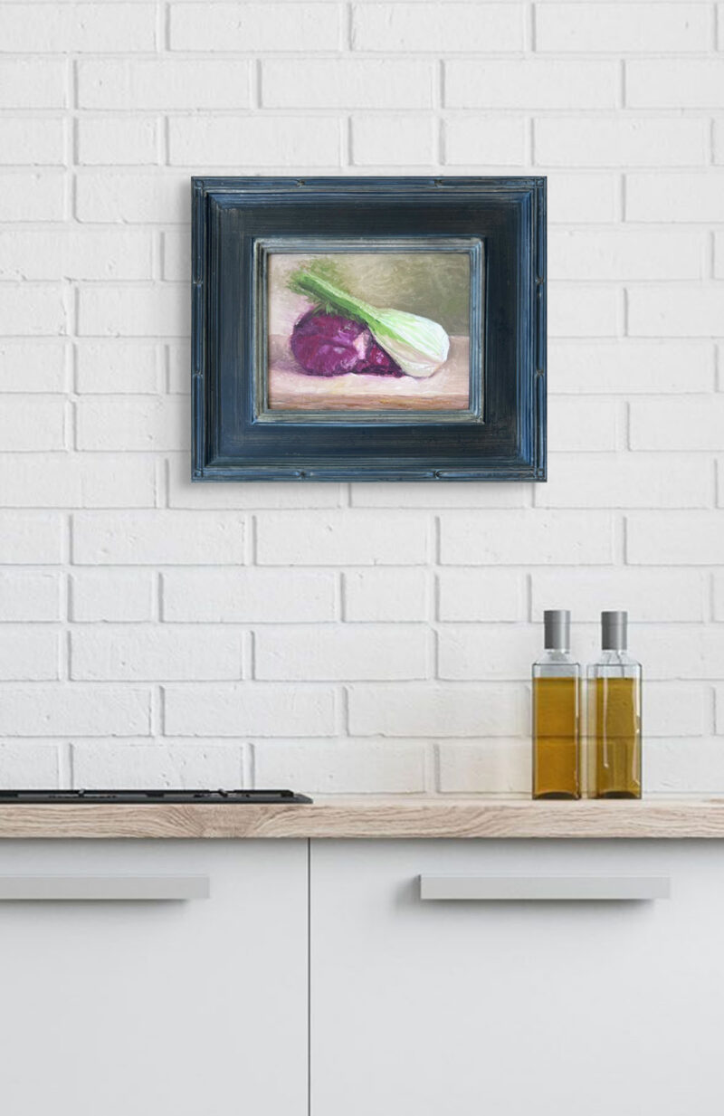 Kitchen Wall Decor - Red Cabbage and Fennel by Marie Frances