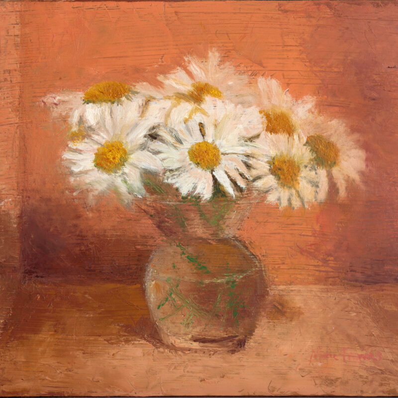 Floral Art - Daisies in Vase Limited Edition Print by Marie Frances