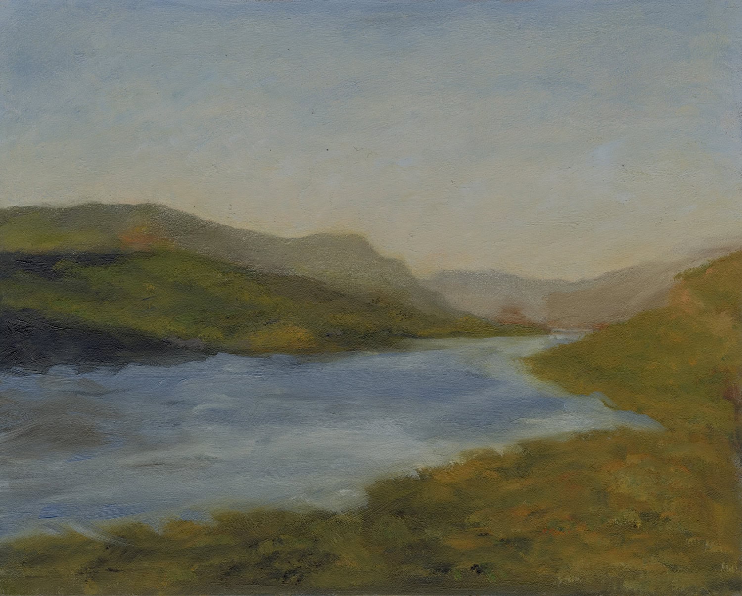 Columbia River Gorge at Crown Point by Marie Frances