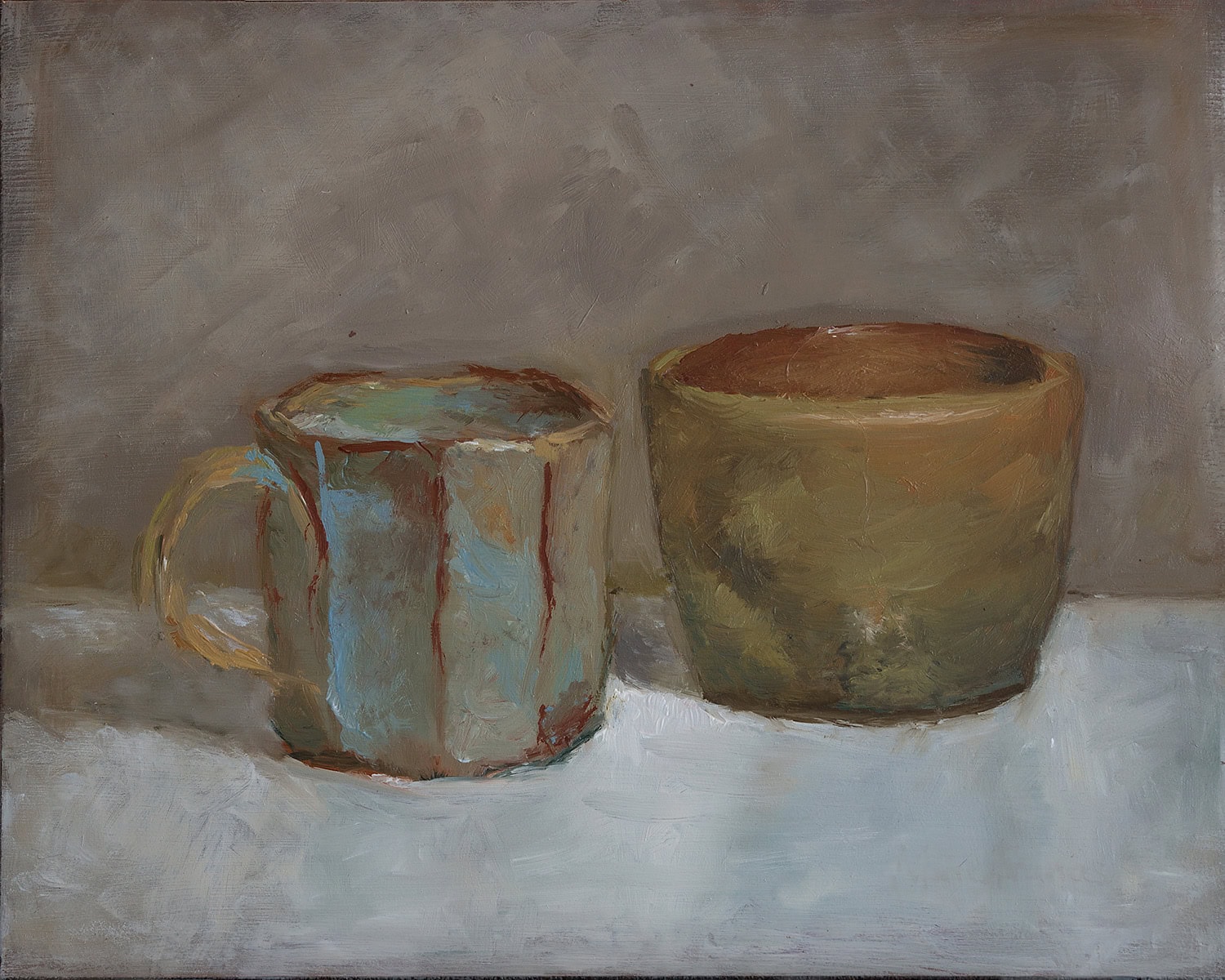 Mug and Bowl by Marie Frances