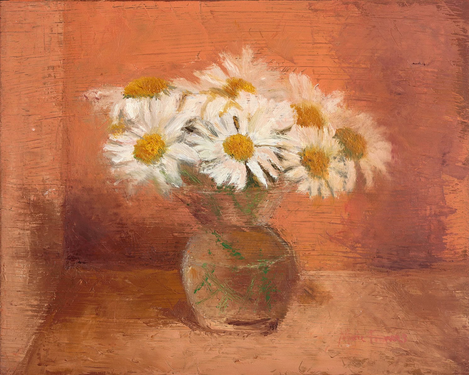 Daisies in Vase by Marie Frances